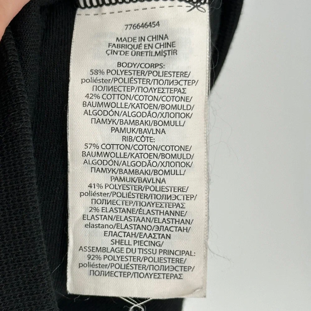 Polo Ralph Lauren Performance Mens XS Black Moto Cafe Racer Zip Up Jacket Logo